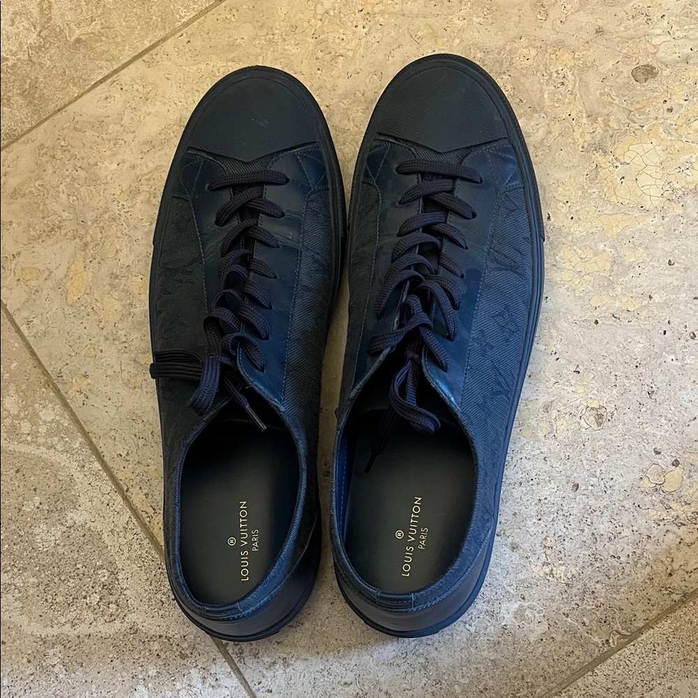 Louis Vuitton Men's Navy Sneakers